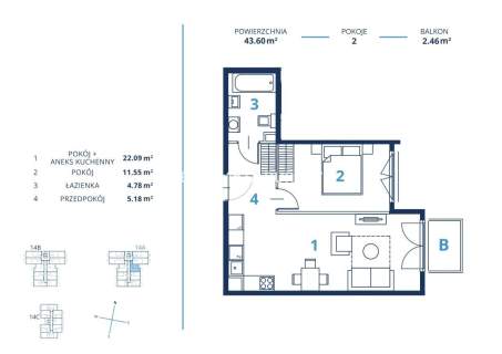 Gotowa inwestycja - metraże od 39 m2, Kraków