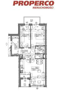 Mieszkanie 3pok., 69,12 m2, ul. Klonowa
