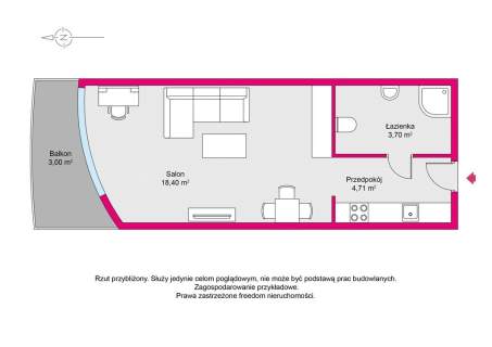Apartament w hotelu Diva, 200m od morza,