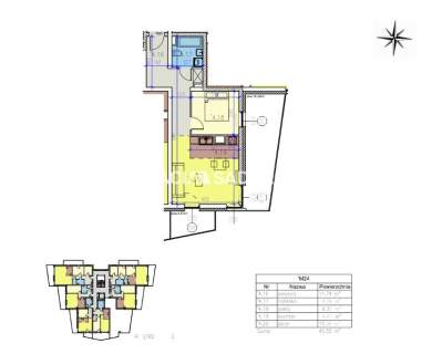 45m2 2pok dwa balkony Prądnik Czerwony GOTOWE