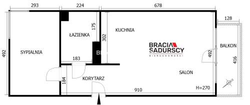 Apartament ul. LEA 59m2, Bronowice 2 pok, Ochrona