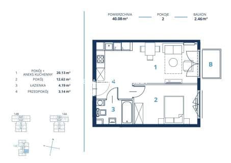 Gotowa inwestycja - metraże od 39 m2, Kraków