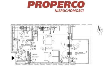 Zespół pokojowy, 1pok., 29,46m2, 1p., ul. Klonowa