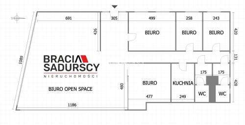 Biuro do wynajęcia, 210 m2, Kraków