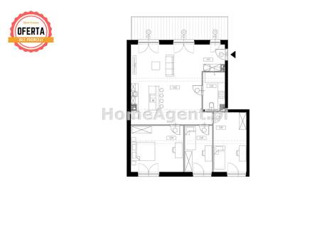 ostatni, gotowy PRZESTRONNY APARTAMENT Z TARASEM 