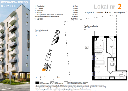 26-95m2 1,2,3,4 pok. Os. Kochanowskiego BEZ PROWIZJI