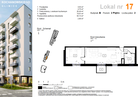 26-95m2 1,2,3,4 pok. Os. Kochanowskiego BEZ PROWIZJI