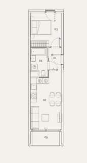 APARTAMENT-2 POKOJE-UL.OSTATNIA-GRZEGÓRZKI-33,17M2
