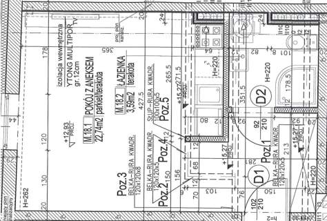 STUDIO Z ANTRESOLĄ - STAROWIŚLNA - 33,50 M2