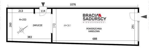 Lokal handlowy 31,4 m2, Stare Miasto 