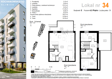 26-95m2 1,2,3,4 pok. Os. Kochanowskiego BEZ PROWIZJI
