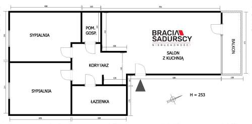 3 pokoje, miejsce parkingowe w cenie, 60m2