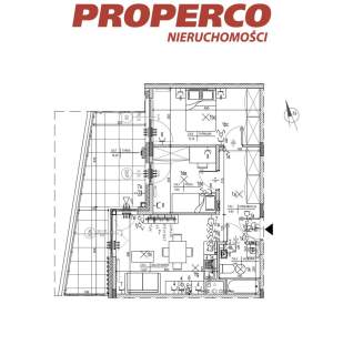 Zespół pokoowy 3pok., 49,91m2, ul. Klonowa