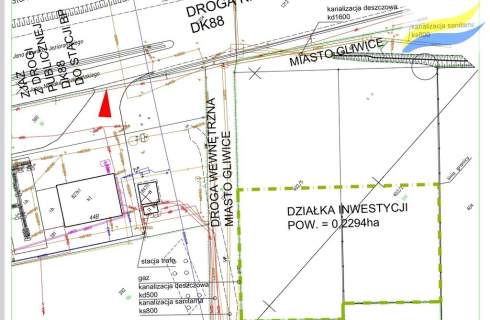 Działka inwestycyjna na przeciwko Opla Gliwice