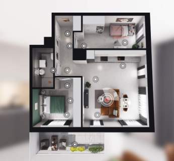Luksusowy apartament z widokiem na rzekę