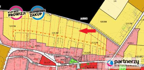 Świetna działka na budowę domu 4 300 m2 Gniewino