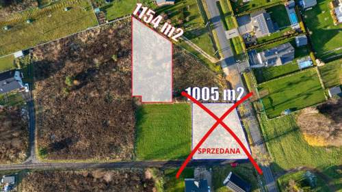 Działka budowlana Połomia