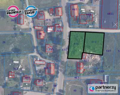 Działka budowlana objęta MPZP 1064m2 blisko Tczewa