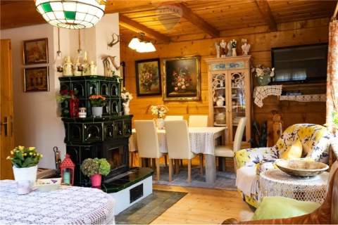 Drewniany dom w stylu zakopiańskim Bielsko-Biała