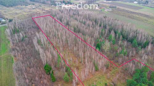 Działka 1,86 ha Suchostruga gmina Tarczyn