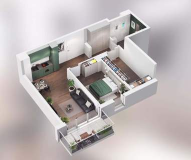 Na sprzedaż dwupokojowy apartament Nad Odrą.