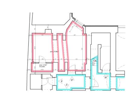 2 POKOJE - ULICA STUDENCKA - SUTERENA - 31,08 M2