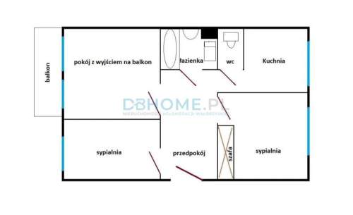 Podzamcze/3pok/blok/53,4m2