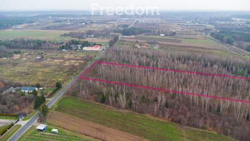 Działka 1,86 ha Suchostruga gmina Tarczyn