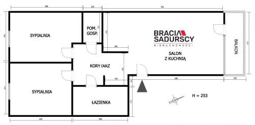 3 pokoje, miejsce parkingowe w cenie, 60m2