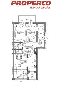 Mieszkanie 3pok., 71,58 m2, ul. Klonowa