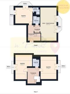 Apartament z widokiem na Śnieżkę 5 balkonów
