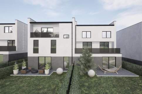 Dwupoziomowy apartament z ogrodem w Chwałęcicach