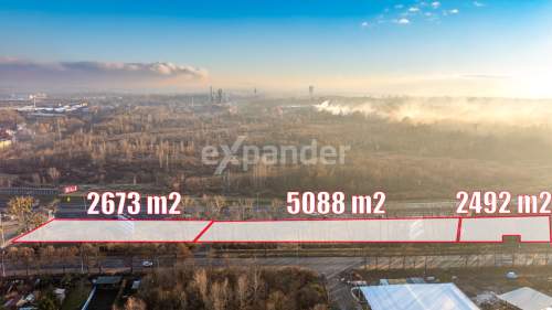 10 253m2, Katowice-Ruda Śląska działka przt DTŚ