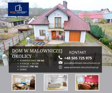 Przestronny dom z dużą działką w malowniczej okolicy