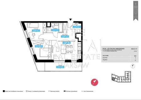 Wola Ordona 56m2 Stacja Wola