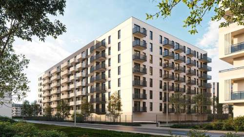 Apartamentowiec Novo , 3 pokoje , 2 balkony