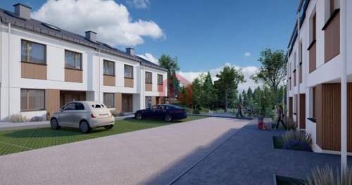 Dom w zabudowie szeregowejz garażem na 2027