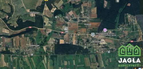 Kruszyn gm.Sicienko 1605m2, 7km Bydgoszcz WZ