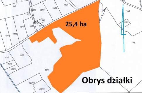 Działka inwestycyjna 25ha wśród jezior Sarbsk 
