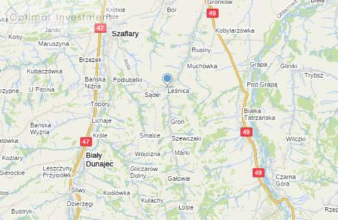 Bukowina Tatrzańska-okolica. Inwestycja.Domki