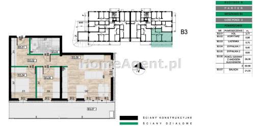 3 POKOJE DUŻY BALKON-GRANICA KATOWIC I CHORZOWA
