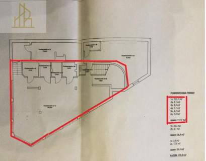 Lokal użytkowy do wynajęcia, 117,7 m2, Wołomin