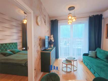 2-pokojowy apartament z klimatyzacją przy Porcie
