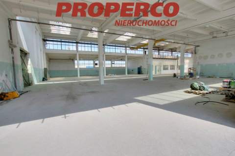 Hala z suwnicą 3t., pow. 1146m2, Kielce