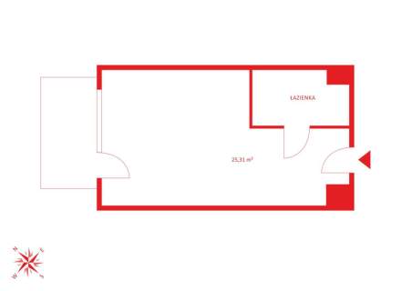 Mieszkanie na sprzedaż, 25,31 m2, Gdańsk