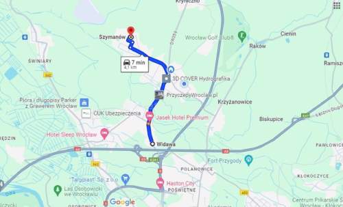 Szymanów piękna działka budowlana.