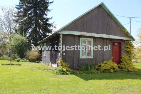 GRÓDEK, działka zabudowana 1700m2, dom budynki