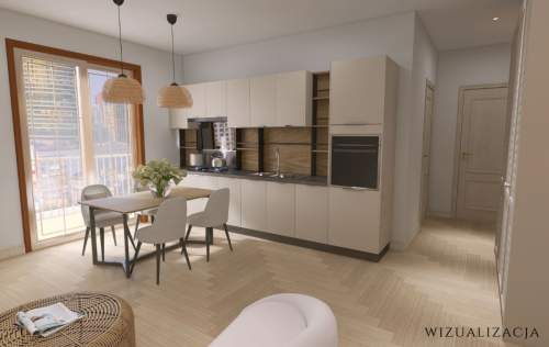 Nowe 2-pokoje z balkonem 47m Gliwice ul.Korczoka