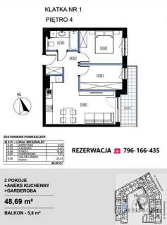 Nowe mieszkanie 3 pok Słupsk Kniaziewicza