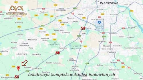 działka w środku kompleksu leśnego 29 km od W-wy 
